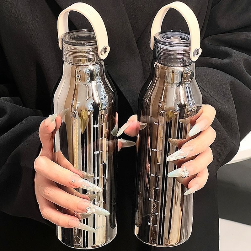 Outdoor Sport Glass Water Bottle - Garrafa de água de vidro espesso