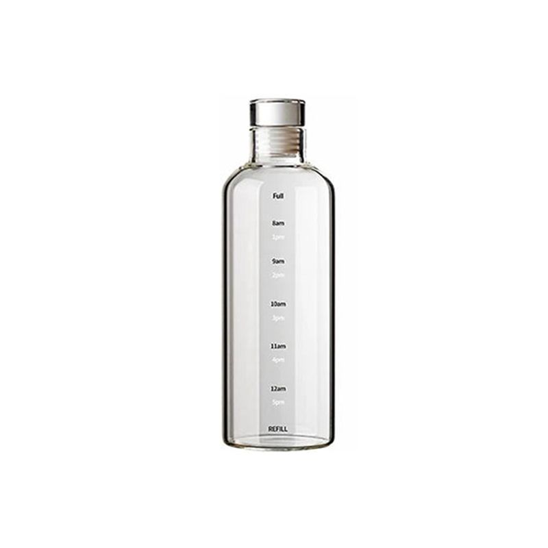 Garrafa de água esportiva em v - Outdoor Sport Glass Water Bottle avaliação e preço