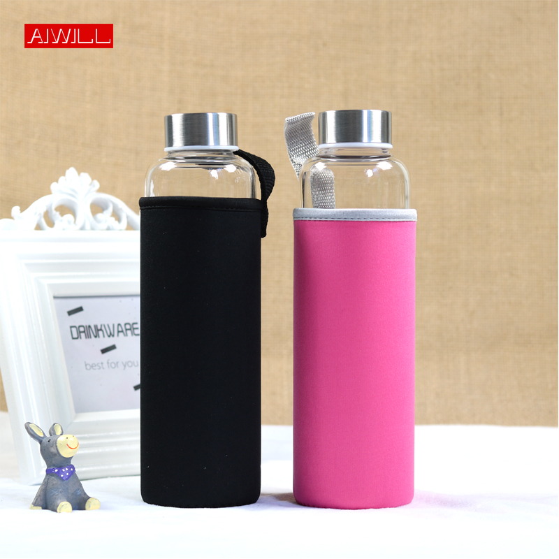 Garrafa de água esportiva de v - Outdoor Sport Glass Water Bottle avaliação e preço